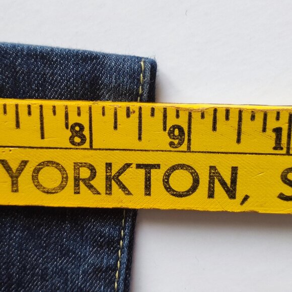 Kenneth Cole boot cut jeans women's size 26 ink blue mid-rise - Picture 16 of 16